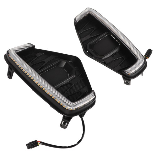 2pcs LED Daytime Running Light Turn Signal Fog Lamp 12V Auto For Navara NP300 - Picture 24 of 24