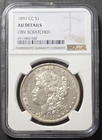 1891-CC Morgan Dollar, NGC AU Details