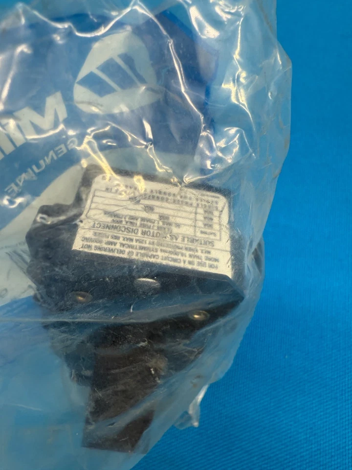 Interruptor de palanca ancho terminal tornillo Miller Electric 244920 600VAC 40A genuino Foto 4 de 4