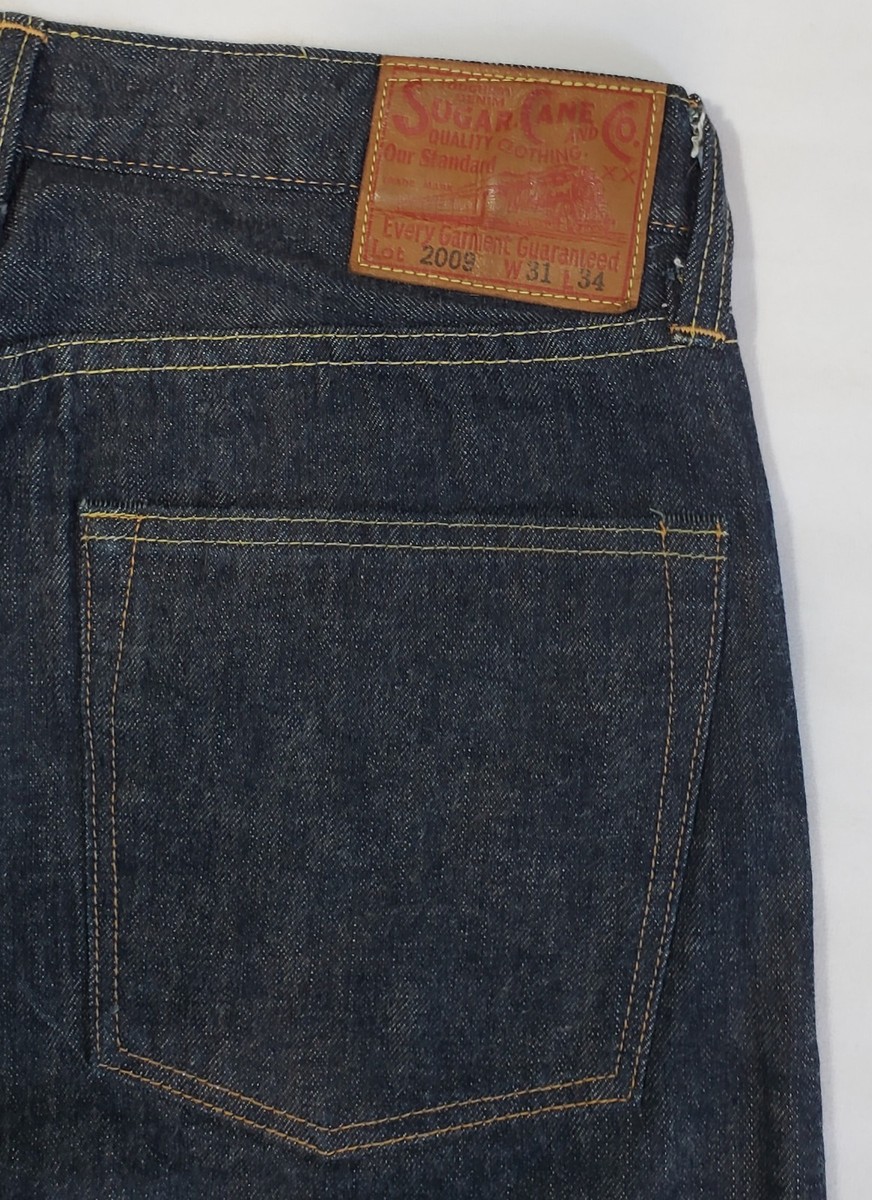 Sugar Cane Lot2009 Straight Fit Selvedge Japanese Denim Jean Men