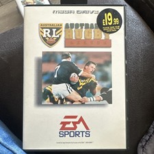 Thumbnail of ebay&reg; auction 127744860338 | Australian Rugby League Sega Mega Drive Videospiel EA Sports PAL komplett