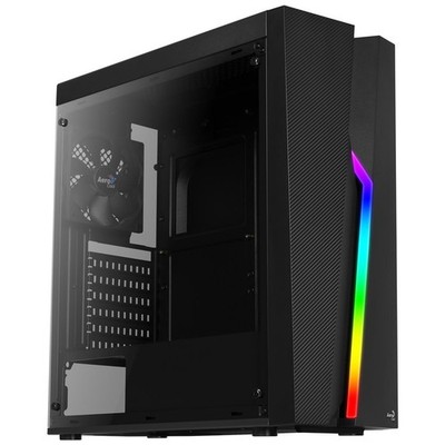 Aerocool ACCM-PV15012.11 Geh AeroCool Midi Bolt Black RGB MicroATX/ATX/Mini-ITX
