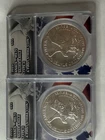 U.S. Mint 2021 American Silver Eagle ANACS MS70 2 Coins 1 oz .999 Silver