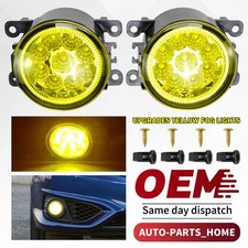 Led Front Yellow Bumper Fog Light Lamps Assembly For Subaru Wrx 2015 - 2021