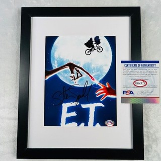 No Reserve PSA Steven Spielberg Signed Photo ET The Extra Terrestrial Autograph