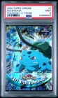 2000 TOPPS CHROME POKEMON T.V. TEKNO #1 BULBASAUR PSA 9