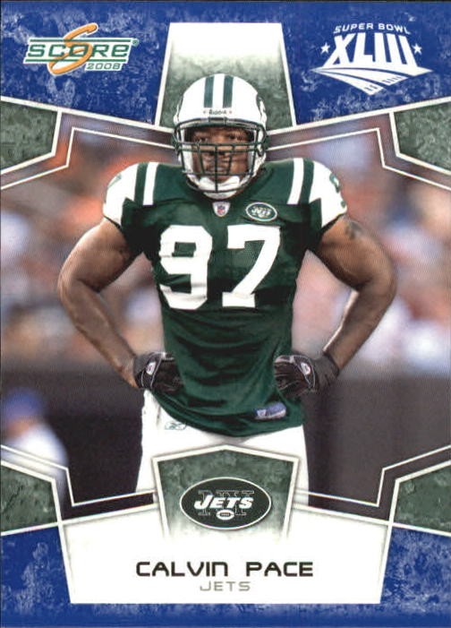 2008 Score Super Bowl XLIII Blue #216 Calvin Pace - FB