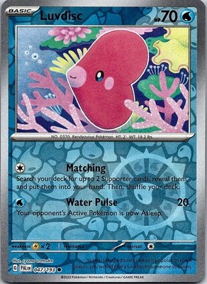 Luvdisc - Paldea Evolved (NM) Reverse Holo 47/193 Water Basic uratsuka
