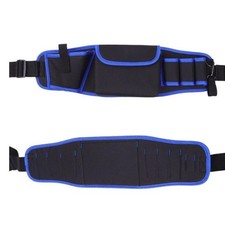 Tool Bag Waist Belt with Multiple Pockets and Drill Holder for Professionals
