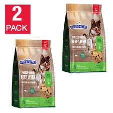 Canature Nutribites Freeze Dried Beef Liver Dog & Cat Pet Treat 27 oz, 2 PACK
