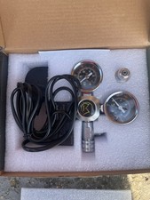 MuFan Aquarium CO2 Regulator | Dual Gauge & Solenoid | W21.8 UK Standard