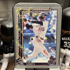 2025 Topps Holiday - Zac Veen #H92 Holiday Silver Glitter (RC)