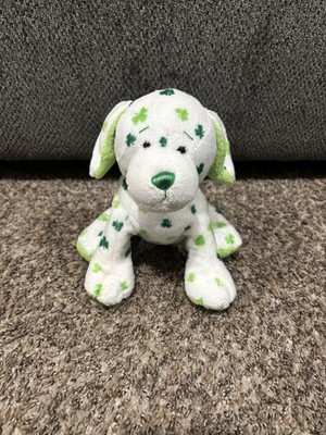 ぬいぐるみ clover Ganz Webkinz Clover Puppy HM447 Plush Shamrock Dog St. Patrick's