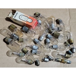 Assorted Miniature Light Bulbs Small Incandescent Bulbs for crafts or collection