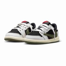 Travis Scott x Air Jordan 1 Retro Low OG SP Toddler Olive DZ5908-106
