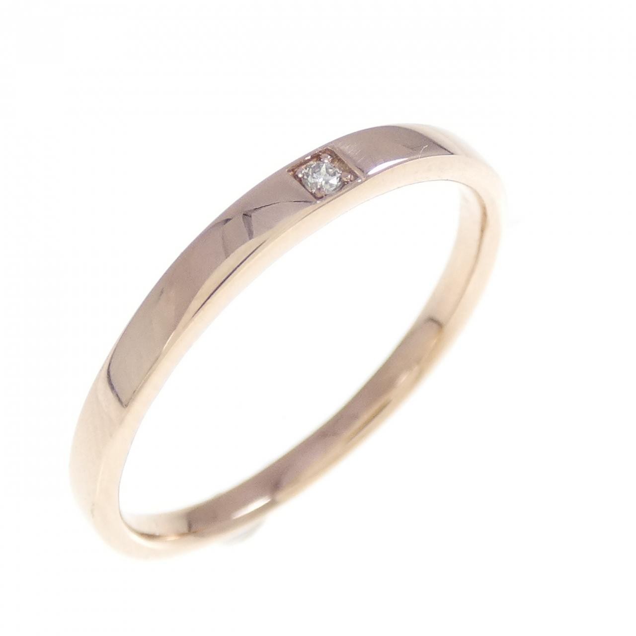 Authentic K10PG diamond ring #260-007-847-2914
