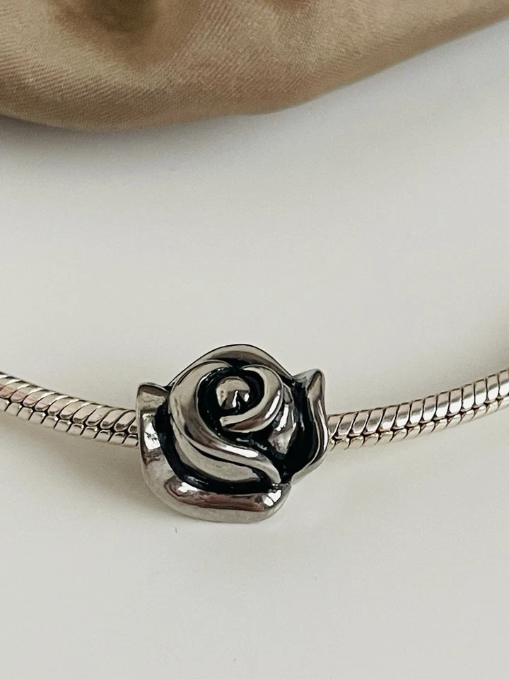 Charm Morellato Rosa In Acciaio Linea Drop - Immagine 4 di 4