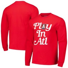 Unisex Red Atlanta Dream Play In Long Sleeve T-Shirt