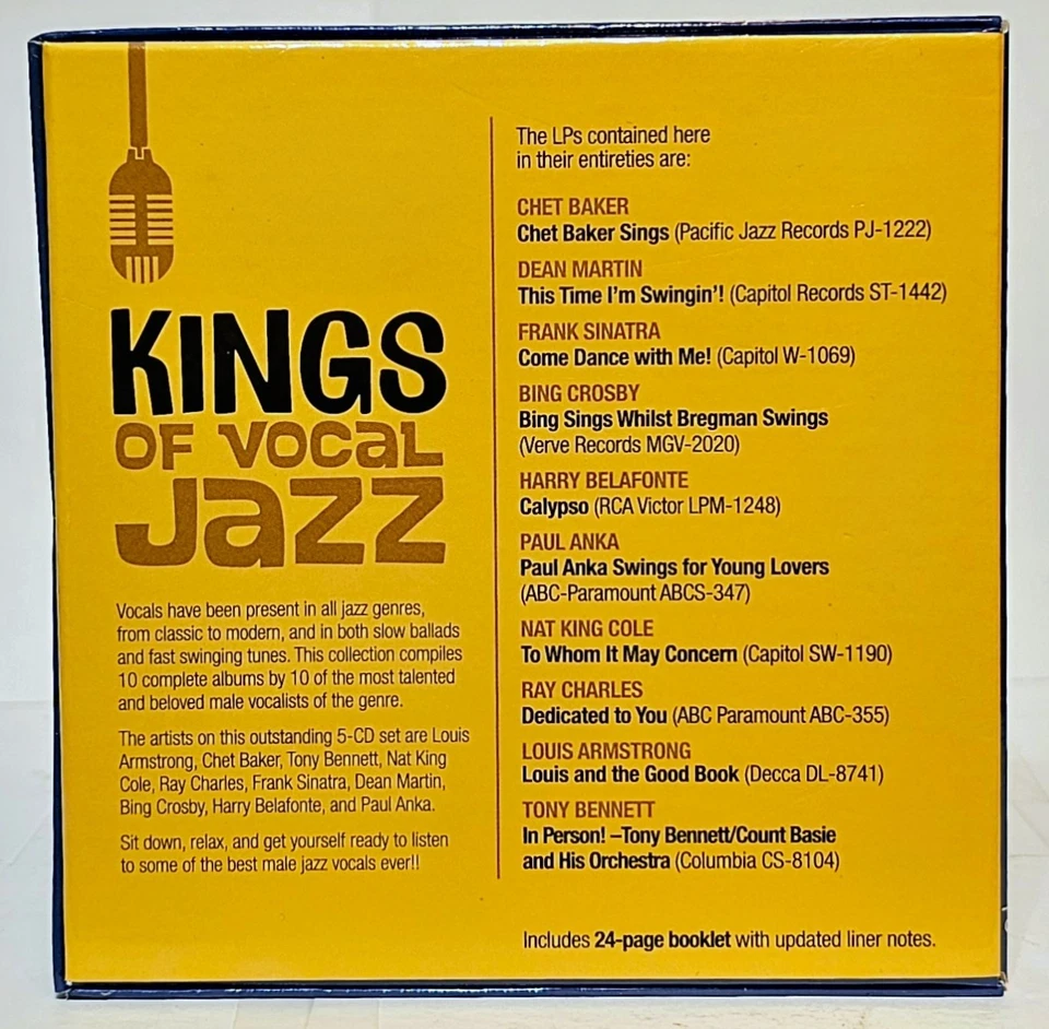 Kings Of Vocal Jazz Various Artists  5CDs  (UK IMPORT)  NICE ! - Image 2 of 4