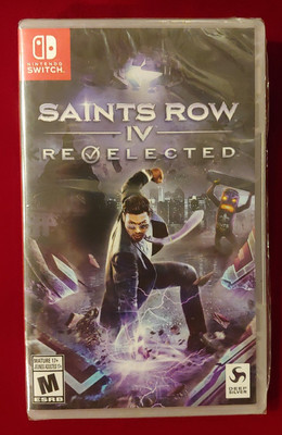 Saints Row IV Re-Elected 4 2013 Nintendo Switch Brand New Factory Sealed !!!