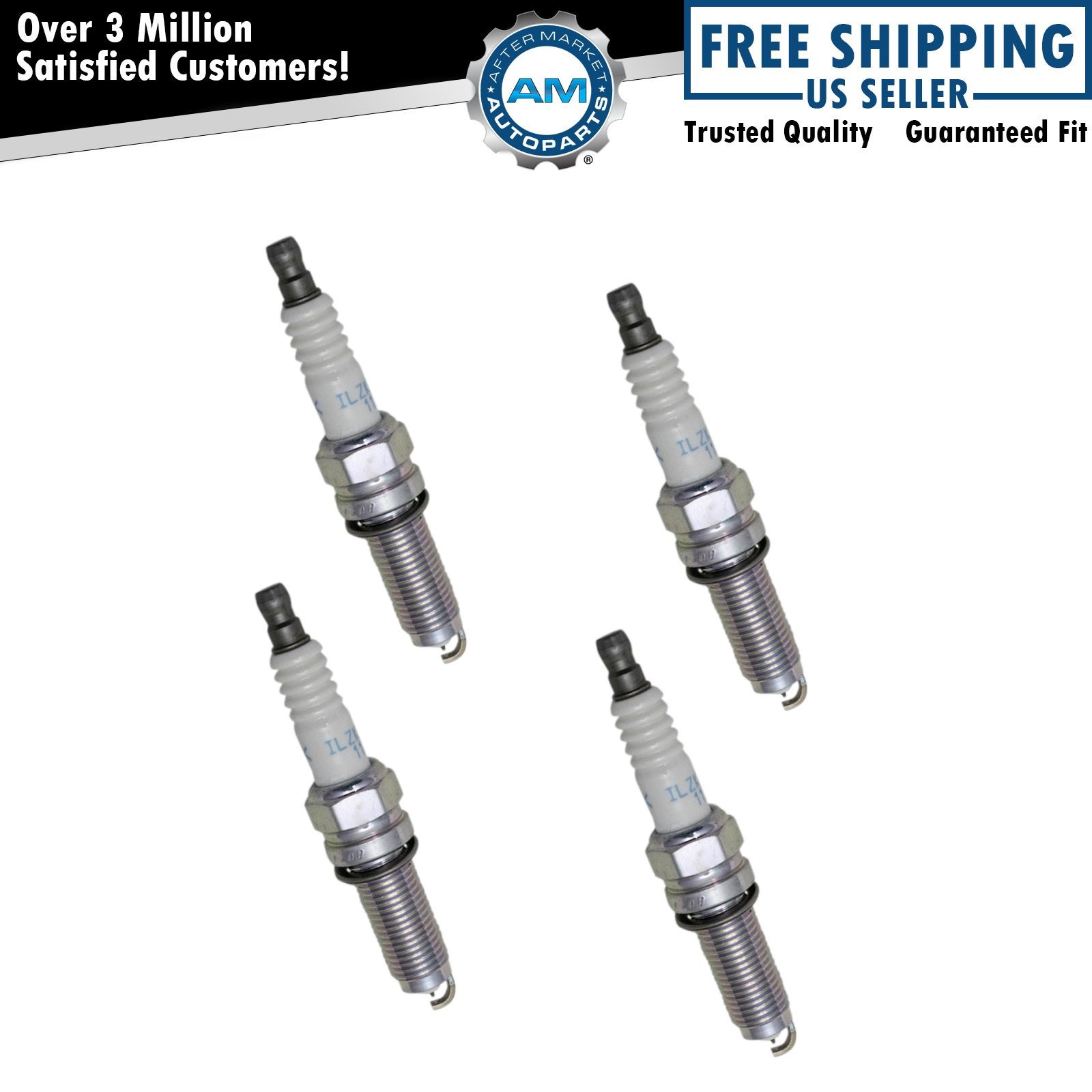 NGK Laser Iridium 5787 Engine Ignition Spark Plug Kit Set of 4 New