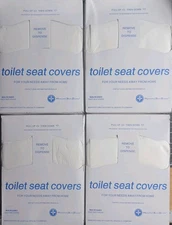 Health Gards Disposable Paper Toilet Seat Covers 800 Total 03243 New