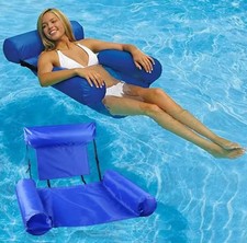 Gonfiabile Galleggiante Mare Relax Pieghevole con Schienale