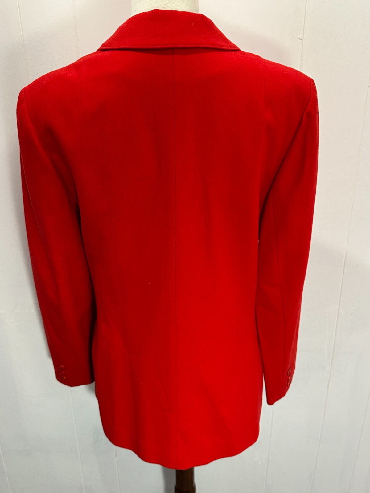 VTG Pendleton Virgin Wool Solid Red Jacket Blazer… - image 5