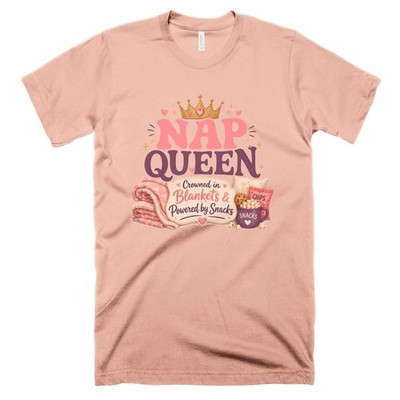 Nap Queen Shirt, Funny Sleep Tee, Lazy Girl Aesthetic Gift