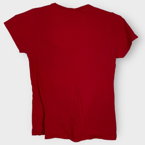 St. Louis Cardinals Women's Slim Fit T-Shirt Large V-Neck Red 100% Cotton - Picture 2 of 4
