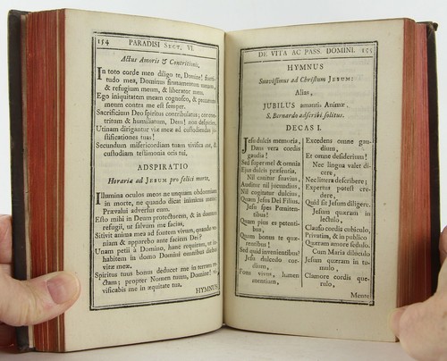 1763 Latin Paradisus Animae Paradise of the Christian Soul Rare Imprint Horstius - Foto 5 di 12