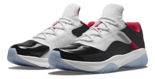 NEW Air Jordan 11 CMFT Low Men's Size 11 White/University Red-Black DO0613-160