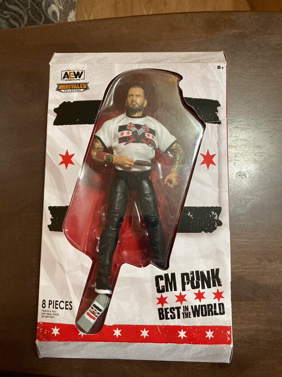 AEW EXCLUSIVE - CM PUNK FIRST DANCE FIGURE - BEST IN WORLD - NEW - MIP