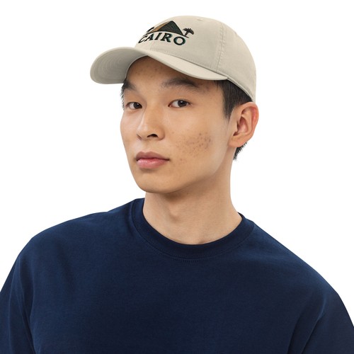 Cairo Organic Cotton Embroidered Dad Hat - Sustainable and Stylish - Picture 6 of 13