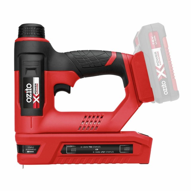 Ozito PXC 18v 2 in 1 Cordless Nail and Staple Gun Skin Only C1 Brad