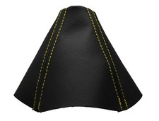 Gelb Faden Echtleder Schaltmanschette Schaltsack Für MERCEDES SLK R171 2004-2011