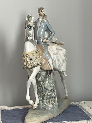 Lladro Valencian 4648 couple on horseback | eBay