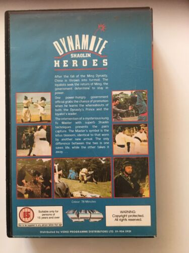 7x Vintage Martial Arts Big Box Ex Rental VHS Film Cassette Tapes Bundle - Picture 12 of 21