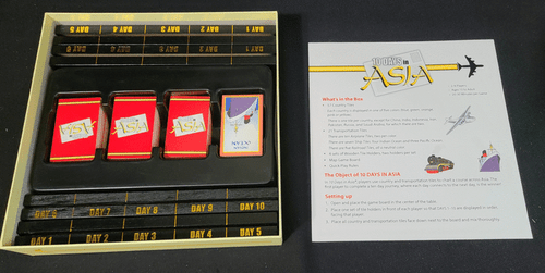 10 Days In Asia Connection Making Strategy Board Game Out Of The Box Games - Picture 4 of 4