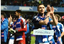 Rangers Danny Wilson  HAND SIGNED 7in x 5in photo