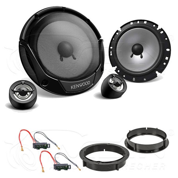 Kenwood Lautsprecher FüR VW ID.4 Ab 2020 Front TüR Vorn 2-Wege Kompo 300W #Bzpo-image
