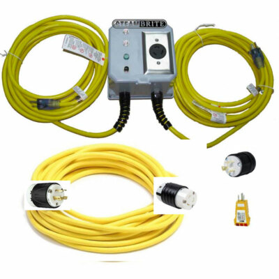 Lavina Elite L20E Concrete Grinder Power Supply 240V From Dual 120V Outlets