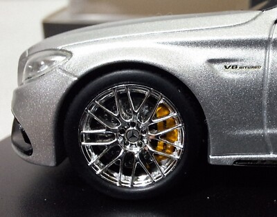 Mercedes-Benz C-Class (C205) C63 s AMG Coupe Silver 1:43 Spark B6