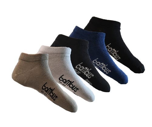 6 Paar Bambus Sneaker Socken sport Socken für Herren und Damen 75% Viscose - Bild 1 von 3