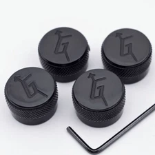 4×Stainless Steel Guitar Knob Arrow-G Speed Control Knob Fit Gret-ch Guitar Bass