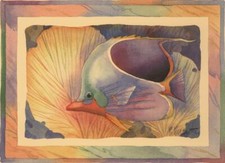 Ceramic Backsplash Tile Mural Fishing Saltwater Fish - Ocean Garden 2 Antique