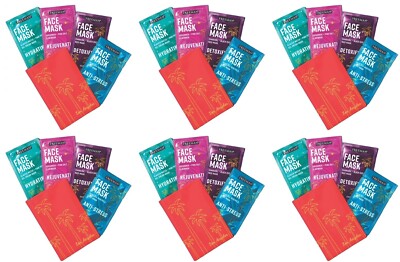 Freeman Face Mask Set-Variety Pack Facial Mask Gift Set + Passport 6 Sets