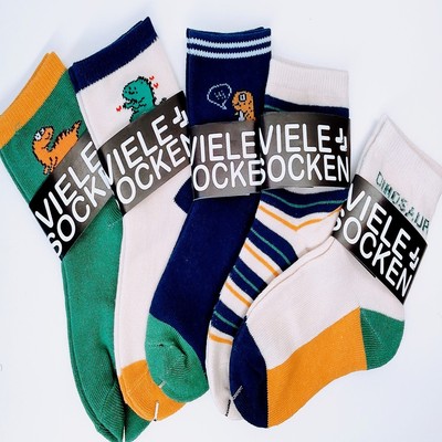 Kindersocken für Jungen,  Größe: M, 90 % Baumwolle. 5 % Polyester. 5 % Elasthan
