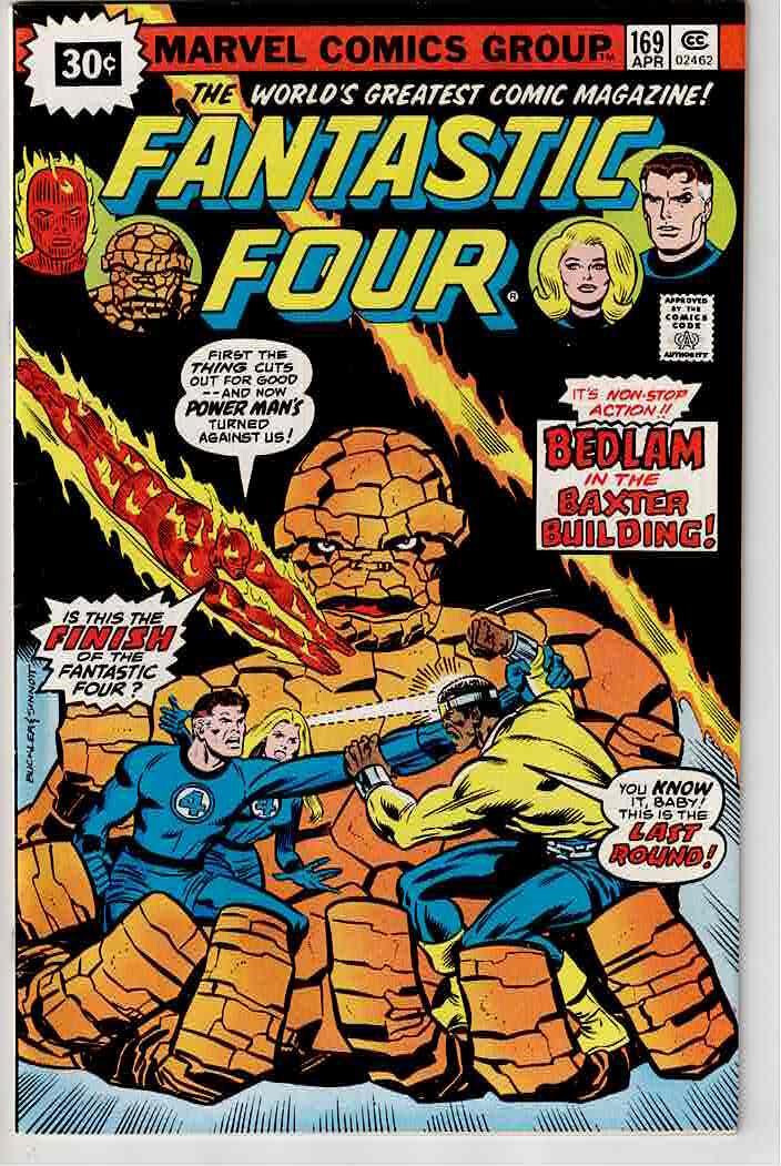 FANTASTIC FOUR #169 (1976) ~VF- VERY RARE 30CENT VARIANT MARVEL BRONZE AGE