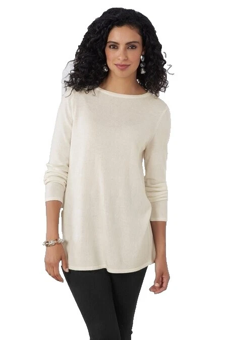 Mujer Suéteres Soft Surroundings Blanco